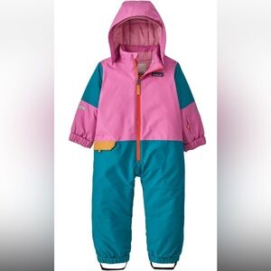 Patagonia Snowpile One-Piece in Marble Pink